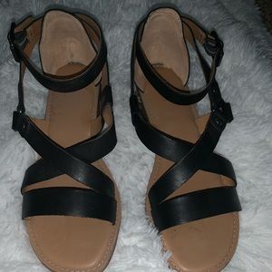 Black sandals